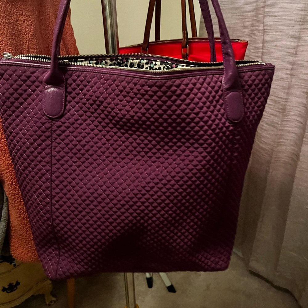 Vera Bradley purple tote